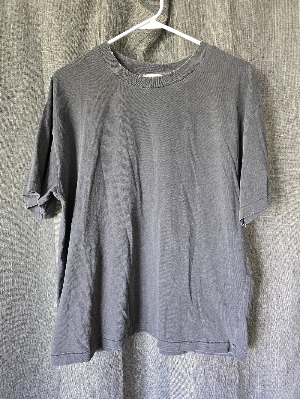 Elwood Shirt Mens Medium Oversized Core Vintage Inspired Tee Gray Short Sleeve